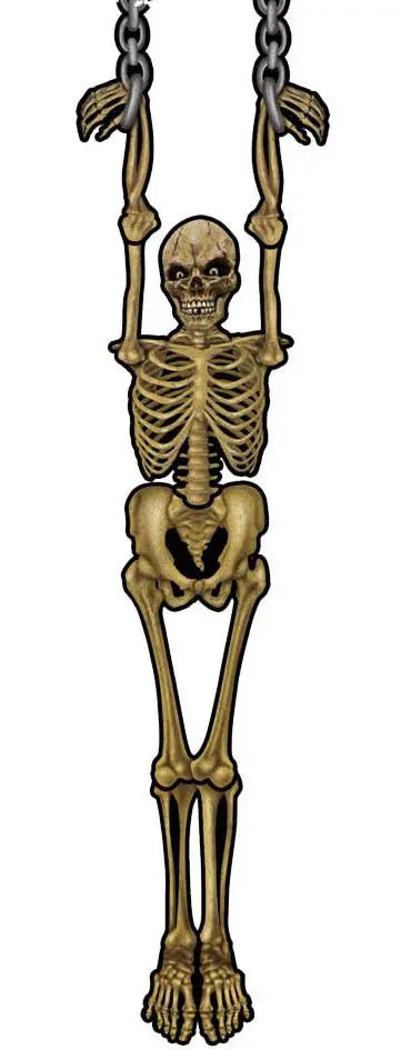 Decorazione SCHELETRO in cartoncino - tuttocostumi.it