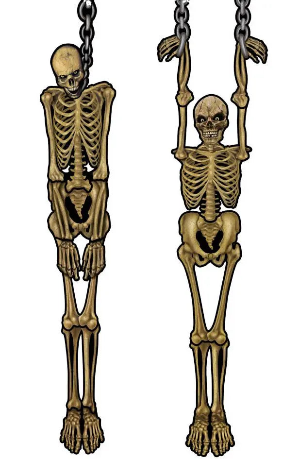 Decorazione SCHELETRO in cartoncino - tuttocostumi.it