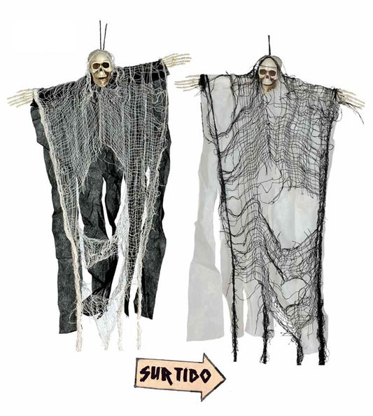 SCHELETRO VOLANTE da appendere 60 cm di Guirca - tuttocostumi.it