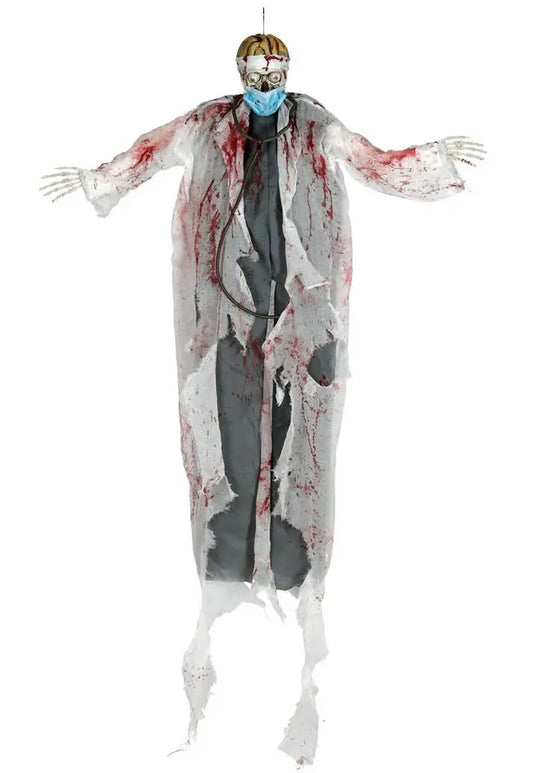 Dott. scheletro con luci 180 cm da appendere - tuttocostumi.it