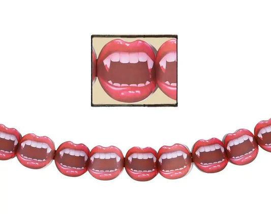Ghirlanda bocca di vampiro 200 x 27 cm - tuttocostumi.it