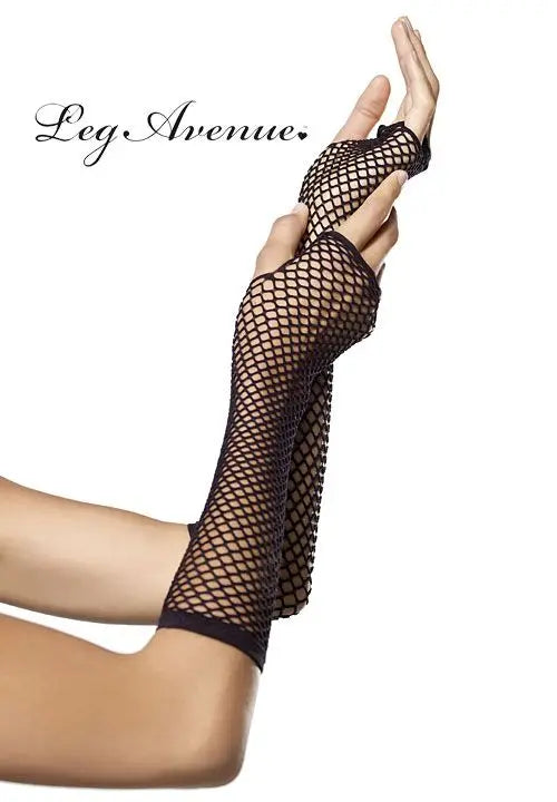 Guanti a rete senza dita di Leg Avenue - tuttocostumi.it