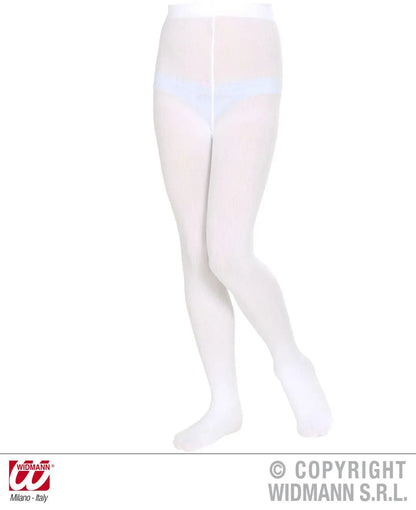 Collant BIANCHI 40 den bambina - tuttocostumi.it