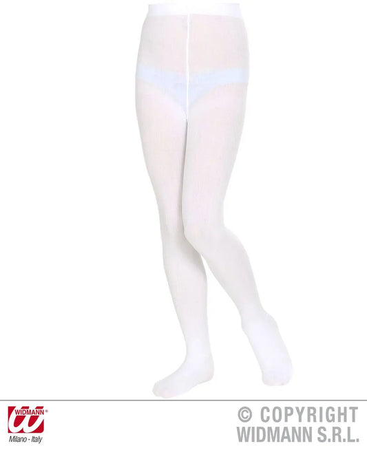Collant BIANCHI 40 den bambina - tuttocostumi.it