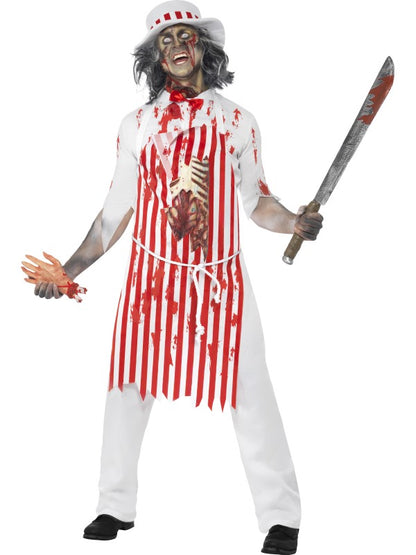 Costume MACELLAIO ZOMBIE RETRO' di Smiffys - tuttocostumi.it