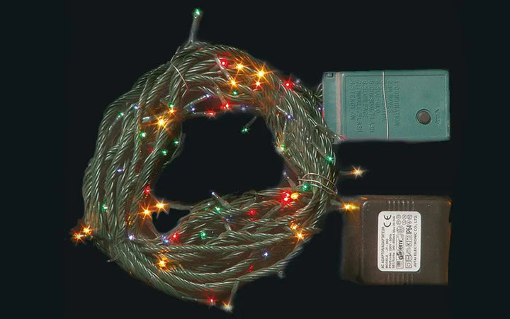 Ghirlanda 120 mini lampadine colorate - tuttocostumi.it