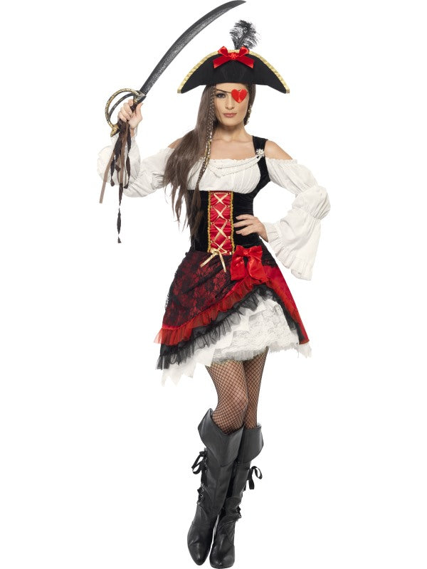 Costume da PIRATA GLAMOUR di Smiffys - tuttocostumi.it