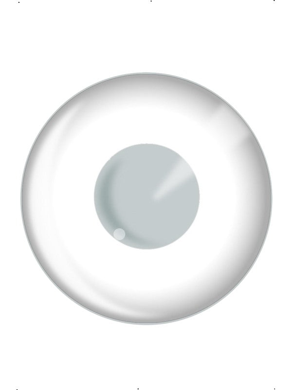 Lenti colorate BIANCO giornaliere di Smiffys - tuttocostumi.it