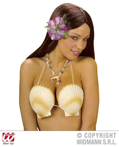 Molletta per capelli con 3 FIORI IBISCO GRANDI - tuttocostumi.it