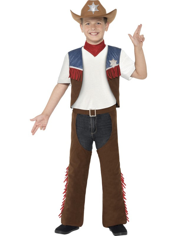Costume da COWBOY TEXANO bambino di Smiffys - tuttocostumi.it