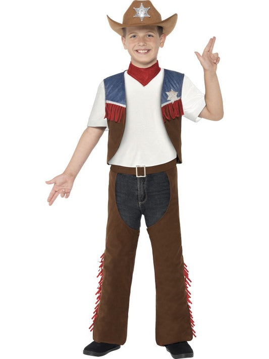 Costume da COWBOY TEXANO bambino di Smiffys - tuttocostumi.it