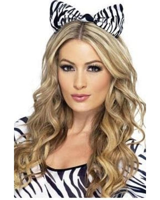 Cerchietto FIOCCO ZEBRA di Smiffys - tuttocostumi.it