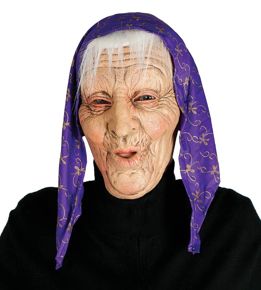 Maschera VECCHIA CON PEZZOLA di Guirca - tuttocostumi.it
