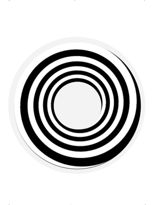Lenti colorate SPIRALE NERA giornaliere di Smiffys - tuttocostumi.it