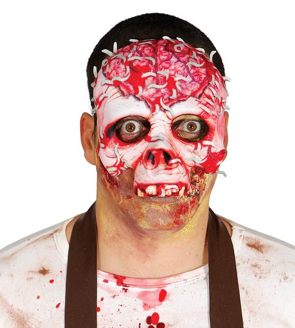 Mezza maschera UOMO PUTREFATTO di Guirca - tuttocostumi.it