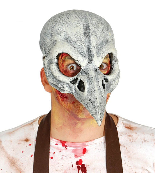 Mezzo teschio uccello in lattice di Guirca - tuttocostumi.it
