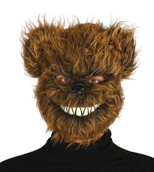 Maschera ORSO MALIGNO con pelo di Guirca - tuttocostumi.it