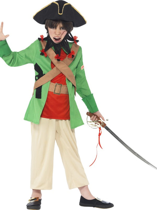 Pirata verde Barbanera bambino di Smiffys - tuttocostumi.it