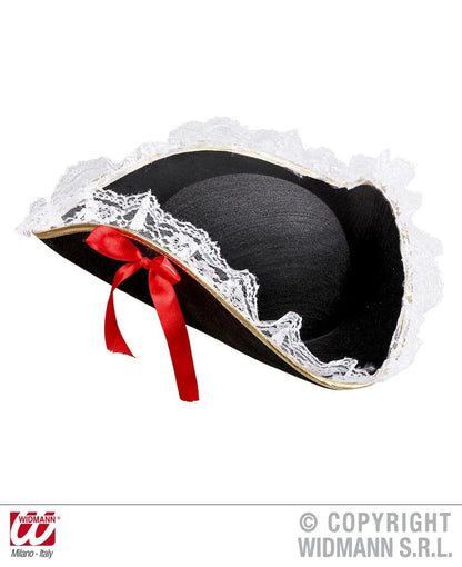 Cappello tricorno con finitura in pizzo di Widmann - tuttocostumi.it