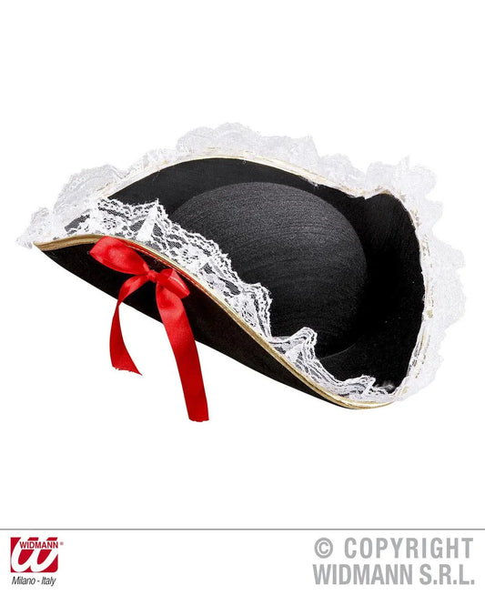 Cappello tricorno con finitura in pizzo di Widmann - tuttocostumi.it