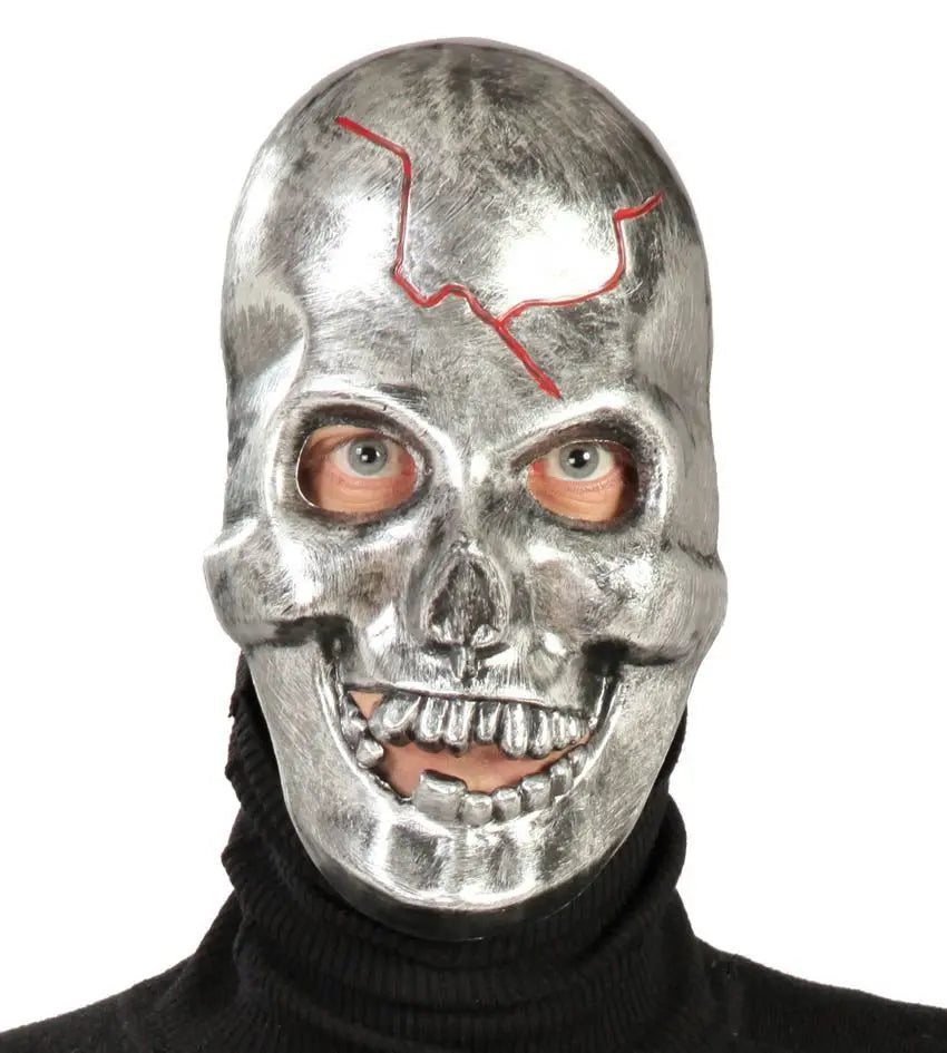 Maschera TESCHIO METALLIZZATO - tuttocostumi.it