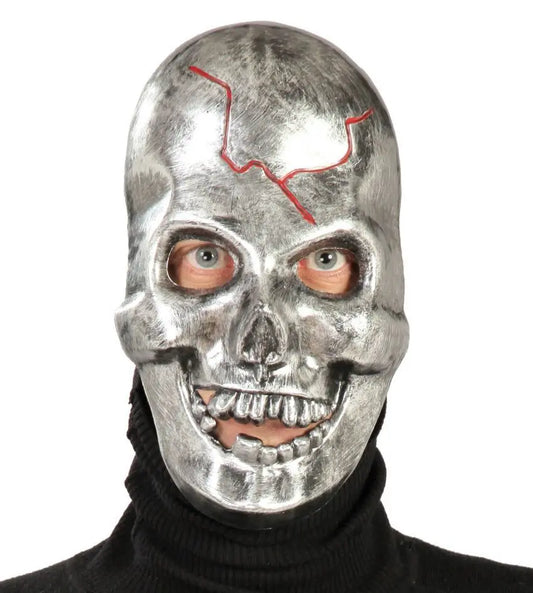 Maschera TESCHIO METALLIZZATO - tuttocostumi.it