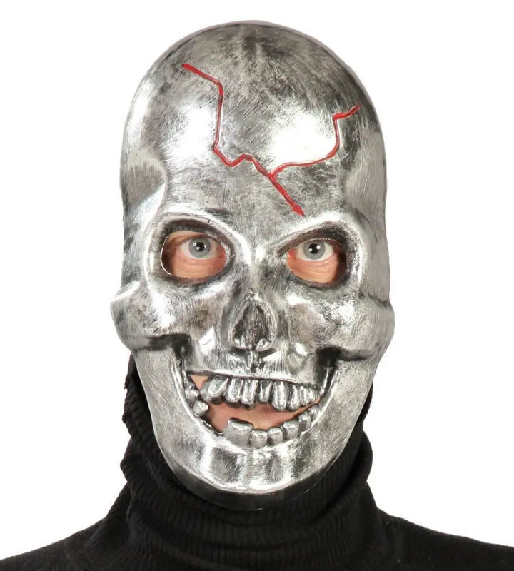 Maschera TESCHIO METALLIZZATO - tuttocostumi.it
