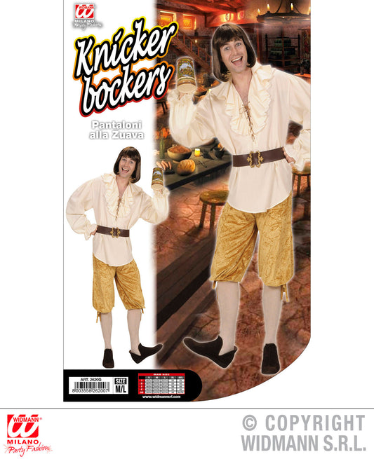 Calzoni beige in velluto di Widmann - tuttocostumi.it