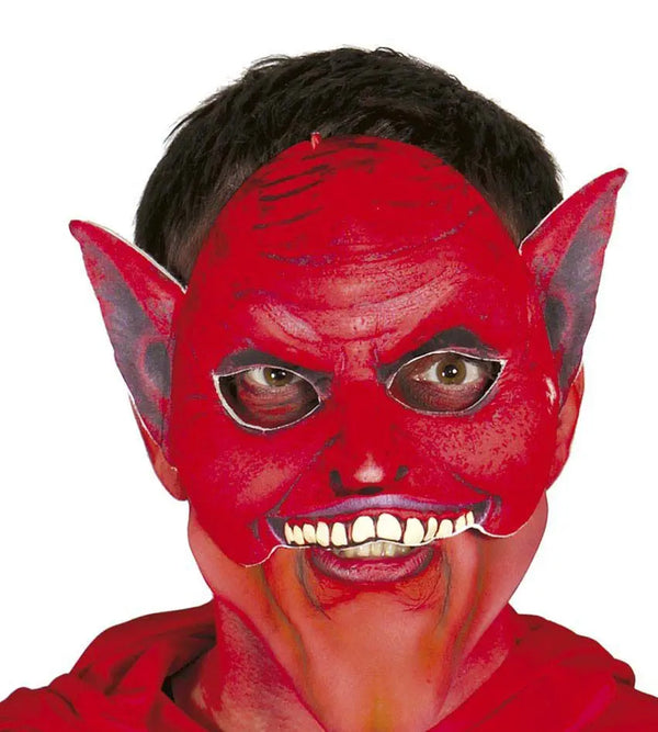 Maschera mezzoviso DEMONIO - tuttocostumi.it