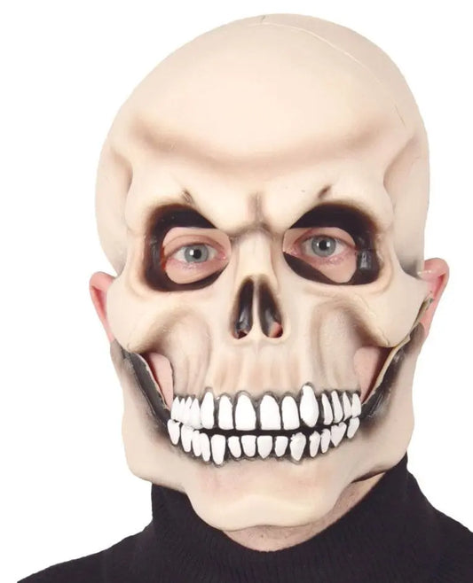 Maschera TESCHIO con MANDIBOLA snodata - tuttocostumi.it