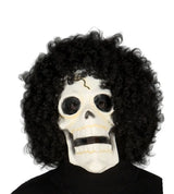 Maschera teschio con riccioli