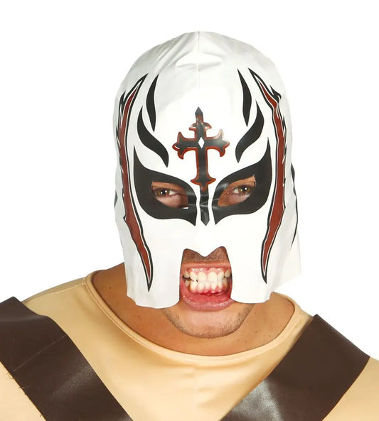 Maschera WRESTLING BIANCA - tuttocostumi.it