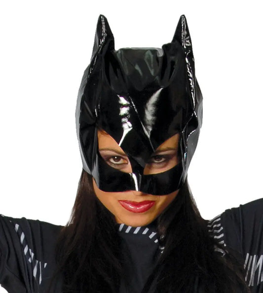 Maschera CATWOMAN in vinile - tuttocostumi.it