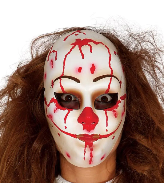 Maschera PAGLIACCIO SANGUINARIO - tuttocostumi.it