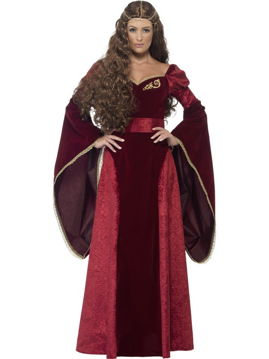 Costume incantevole REGINA MEDIEVALE di Smiffys - tuttocostumi.it