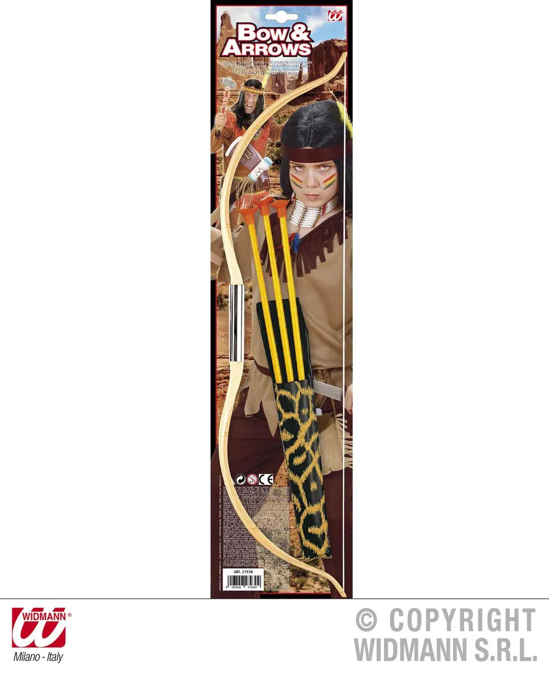 Arco e frecce INDIANO 51 cm - tuttocostumi.it