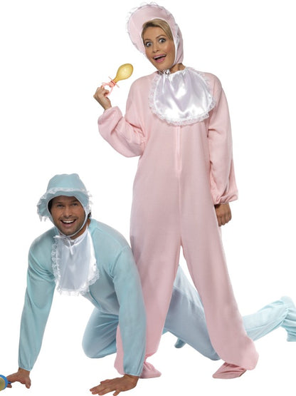 Costume PAGLIACCETTO BABY CELESTE adulto di Smiffys - tuttocostumi.it