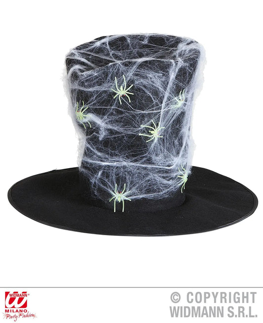 MAXI CILINDRO con ragnatela e ragni fosforescenti - tuttocostumi.it