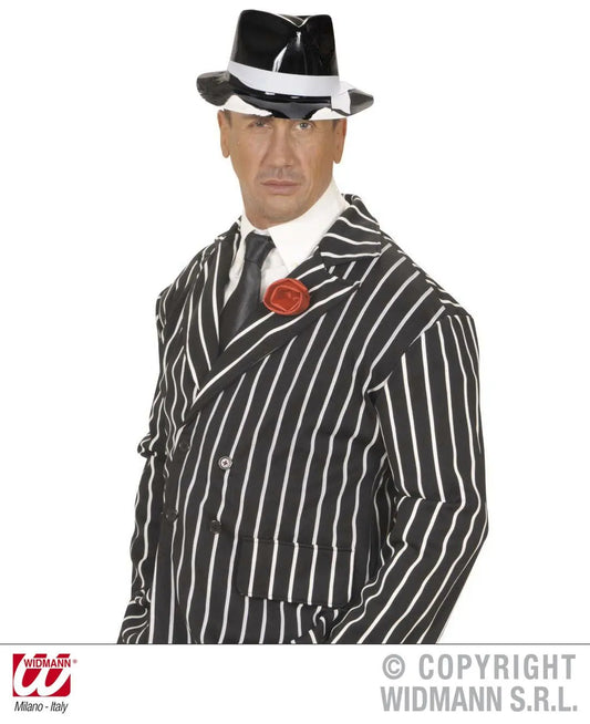 Cravatta NERA  in raso - tuttocostumi.it