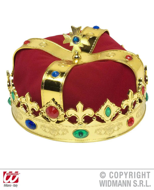 Corona reale con gemme - tuttocostumi.it