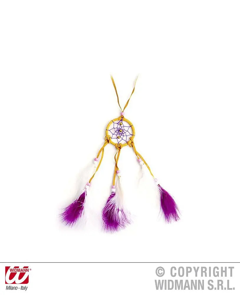 Collana DREAMCATCHER con piume - tuttocostumi.it