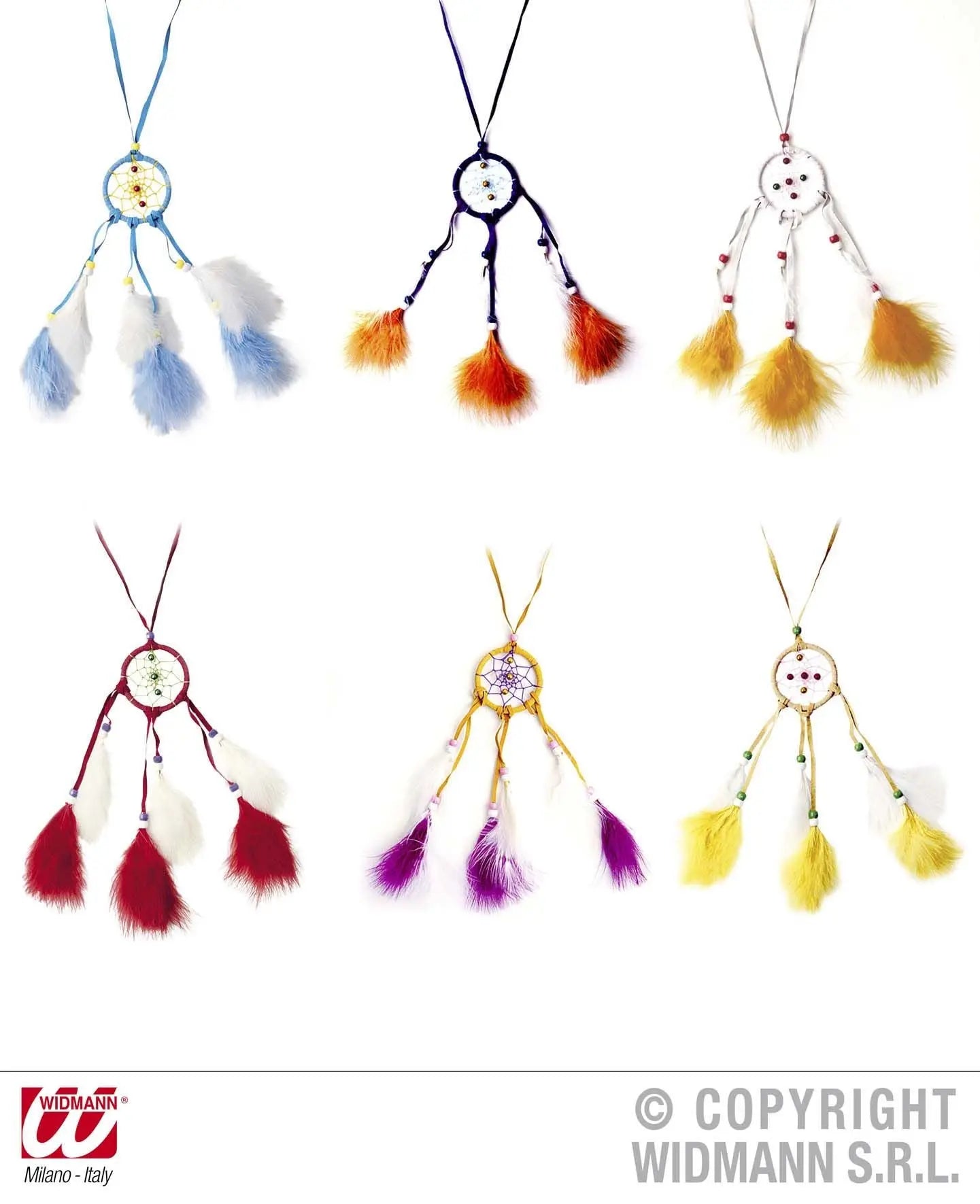 Collana DREAMCATCHER con piume - tuttocostumi.it