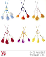Collana DREAMCATCHER con piume