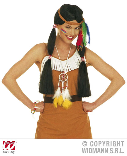 Collana DREAMCATCHER con piume - tuttocostumi.it