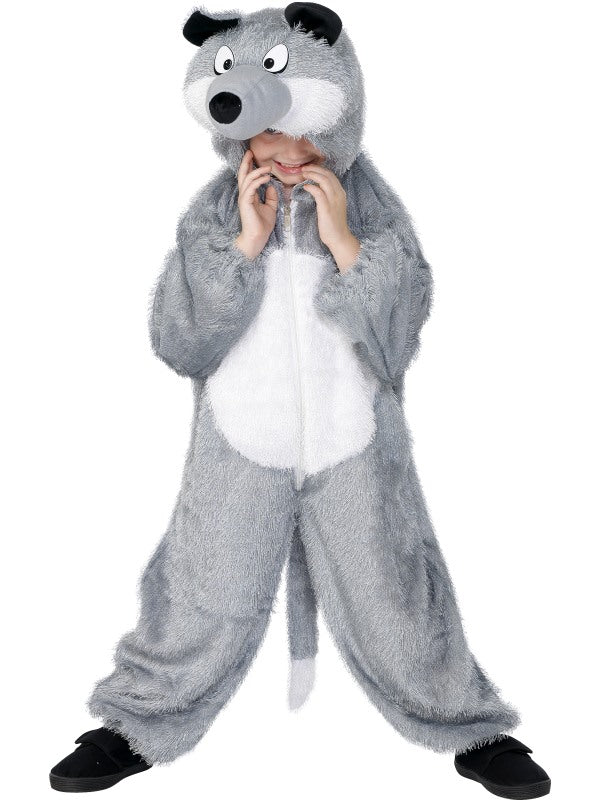 Costume LUPO GRIGIO del BOSCO bambino di Smiffys - tuttocostumi.it