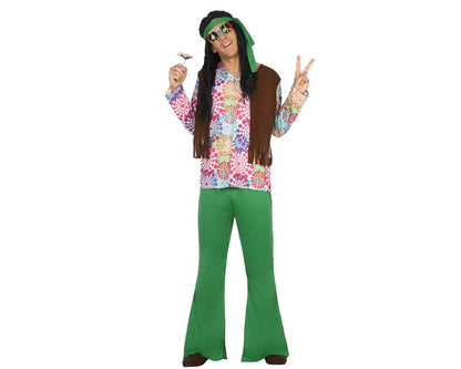 Costume HIPPIE uomo di Atosa - tuttocostumi.it