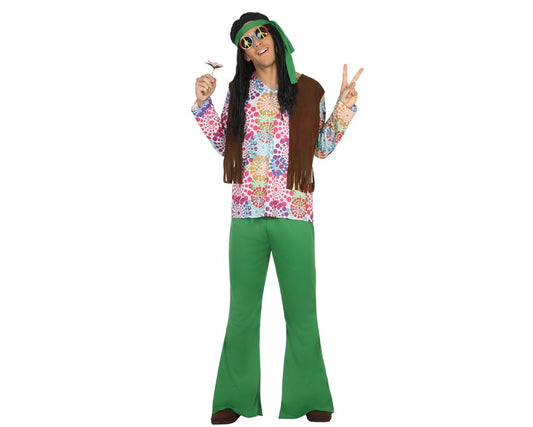 Costume HIPPIE uomo di Atosa - tuttocostumi.it