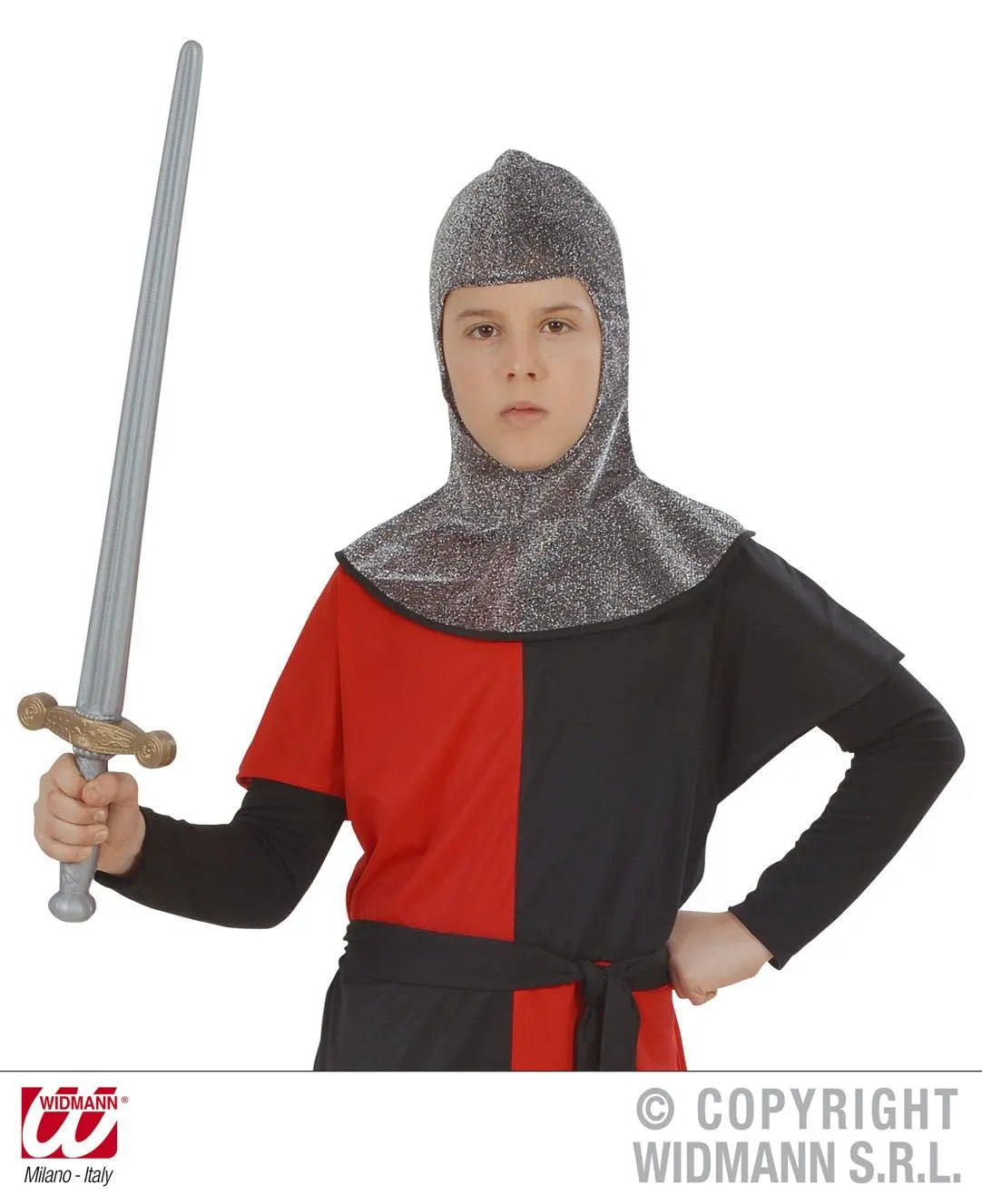 CAPPUCCIO GUERRIERO MEDIEVALE metallico bambino - tuttocostumi.it