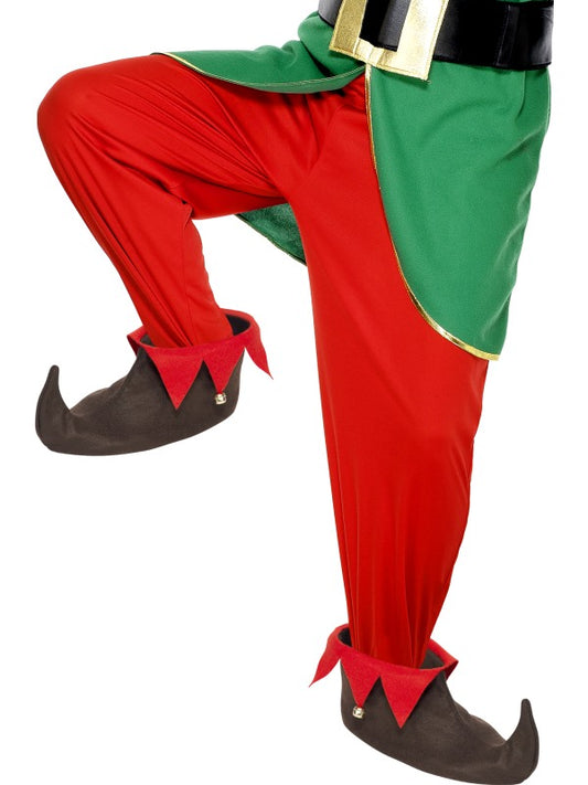Babbucce ELFO marroni e rosse di Smiffys - tuttocostumi.it