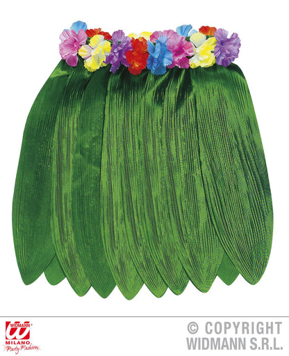 Gonna HAWAIANA con foglie di banano con cintura fiori di Widmann - tuttocostumi.it